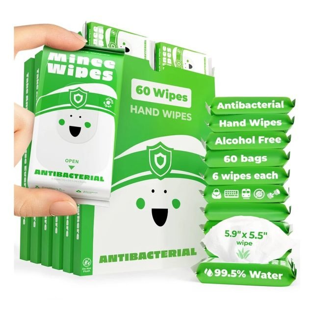 Impossibly Compact Travel Wipes